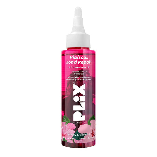 Plix Hibiscus Bond Repair Advanced Hair Oil (For Targeted Repair of Rough & Damaged Hair)