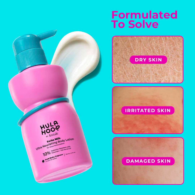 Foxtale Hydrating Body Lotion 72 HR Hydration, Lightweight Serum-In-Lotion With Hyaluronic Acid & Ceramides
(200ml)
