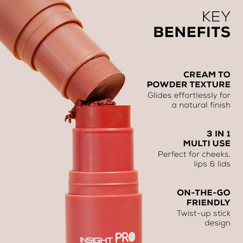 Insight professional Blusher  (01 Peachy Lush)