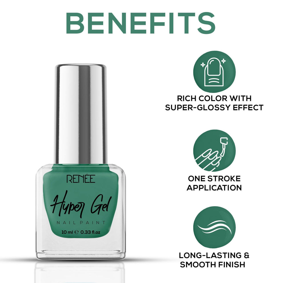 RENEE Hyper Gel Nail Paint 10ml (24 Emerald Touch)