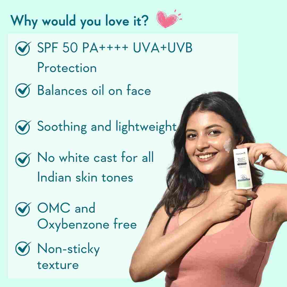 Wishcare Niacinamide Oil Balance Fluid Sunscreen (50gm)
