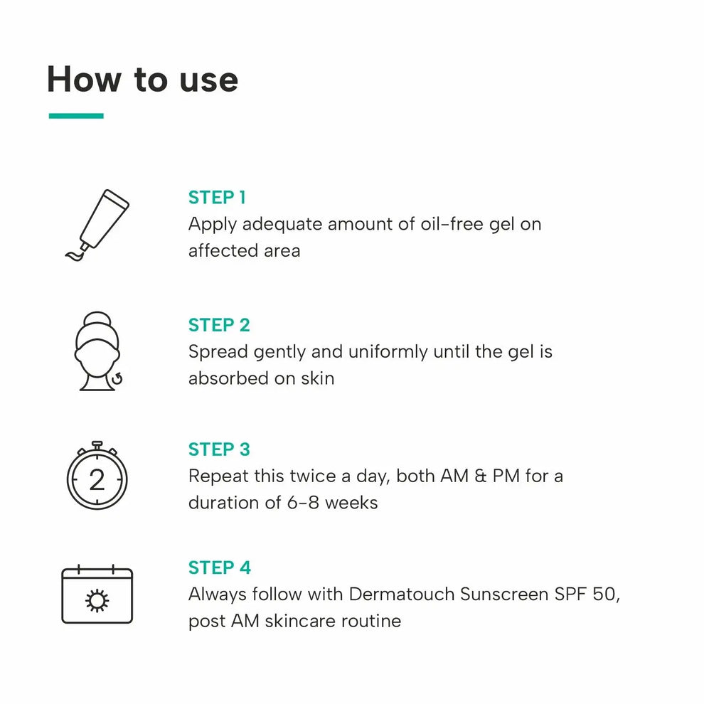 Dermatouch Bye Bye Acne Spot Oil-Free Gel for Acne & Oil Control