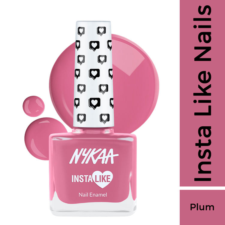 Nykaa InstaLike Long Lasting Nail Enamel - Pink Portrait 360
(9ml)
