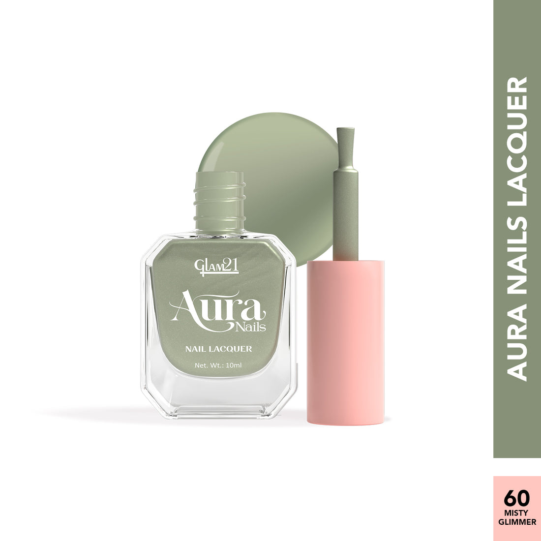 Glam21 Aura - Nail Lacquer (60Misty Glimmer)