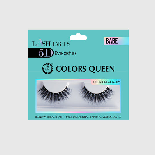 Colors Queen Lash Label 5D Natural Hair Eyelashes | 1 Pair / Babe