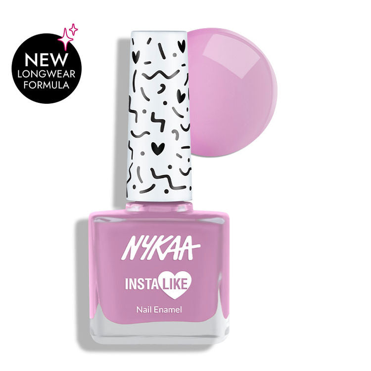 Nykaa InstaLike Long Lasting Nail Enamel - Lilac You 479
(9ml)