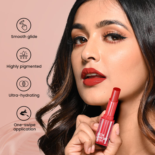Swiss Beauty Satin Comfort Lipstick 14(My Raspberry)