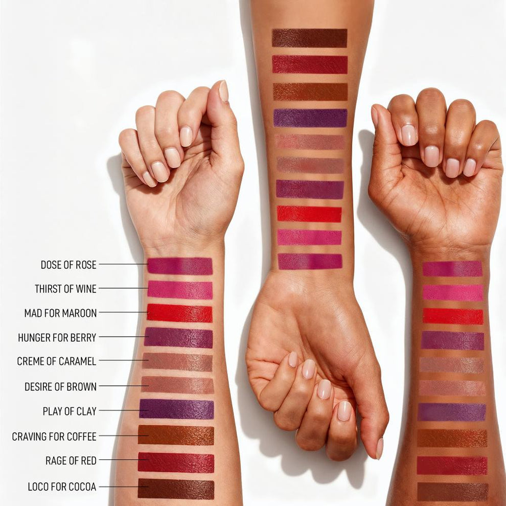 RENEE Stay With Me Matte Liquid Lipstick (01 Desire for Brown)