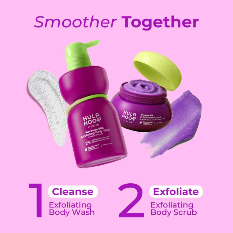 Foxtale Hula Hoop Moroccan Silk Exfoliating Body Scrub
(200g)