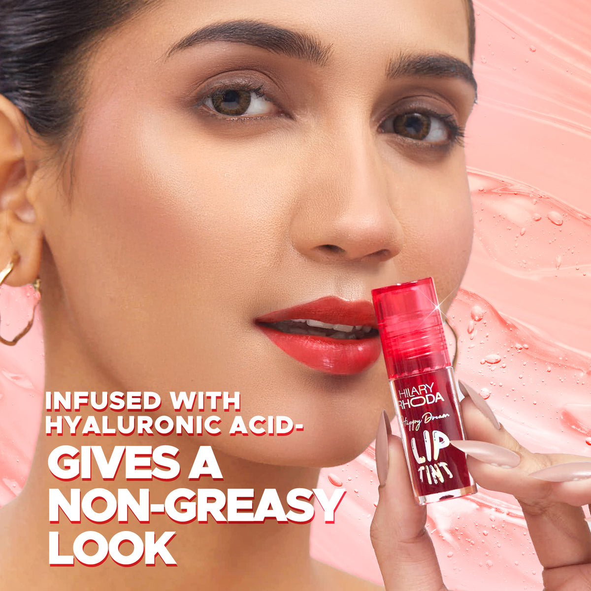 Hilary Rhoda Happy Dream Lip Tint( Peach Wish 01)