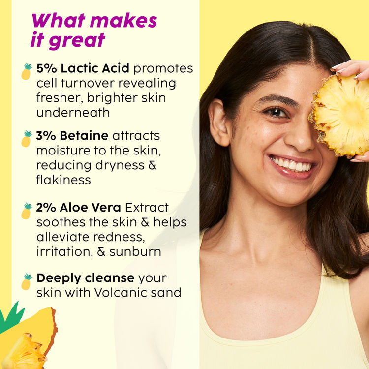 Plix Pineapple 5% Lactic Acid Exfoliating Body Wash (Pack of 2)
(2 pcs)