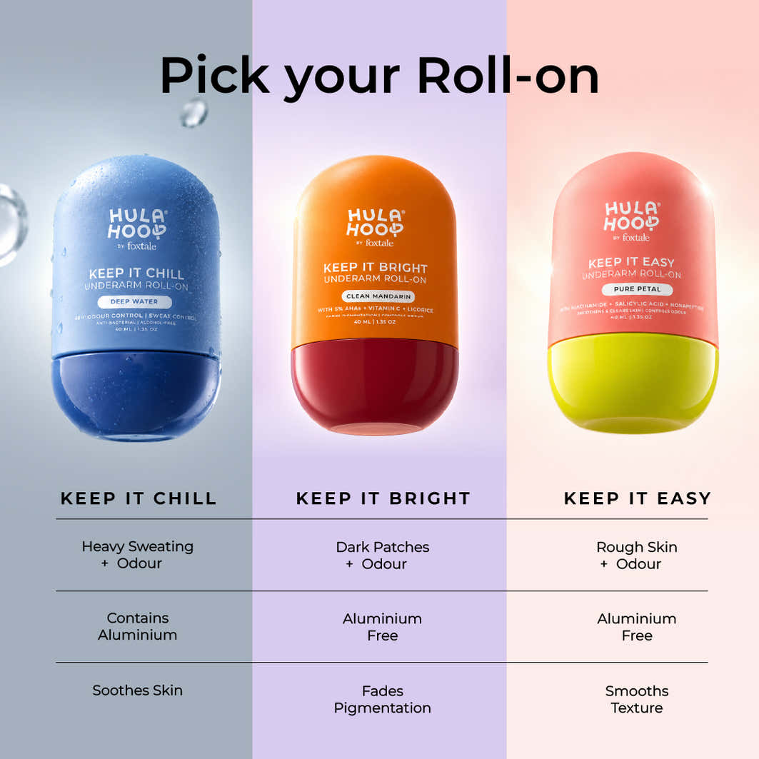 Hula Hoop Brightening Underarm Roll-On Deodorant