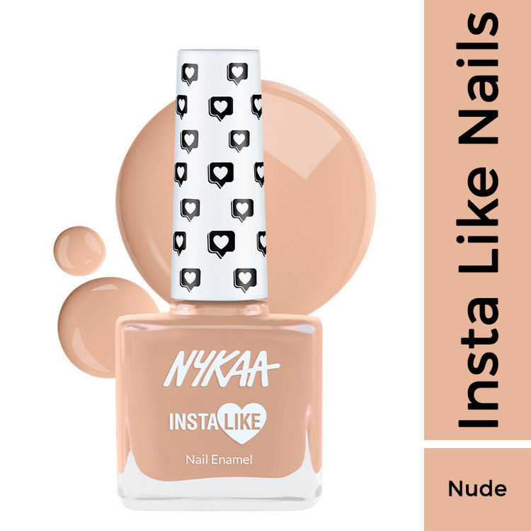 Nykaa InstaLike Long Lasting Nail Enamel - Trending Tan 349 (9ml)
