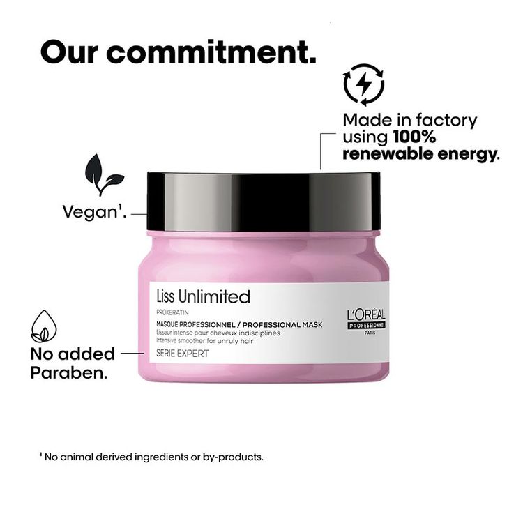 L'Oreal Professionnel Liss Unlimited Mask for Frizzy & Unruly Hair With Pro-Keratin (250gm)