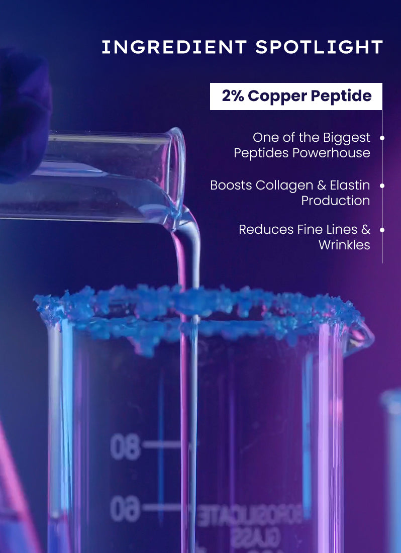 Hyphen 10% peptide with 2% copper peptide face serum - 18ml