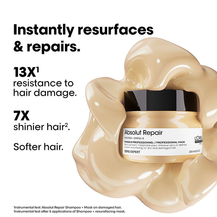 L'Oréal Professionnel Absolut Repair Mask For Dry and Damaged Hair With Protein & Omega-9 (250gm)