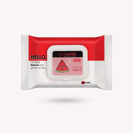 Mars Natural Wet Wipes (melon)