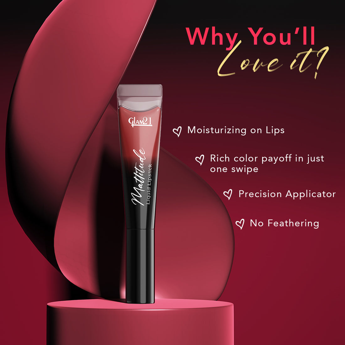 Glam21 Mattitude Lipstick (15Nude Muse)