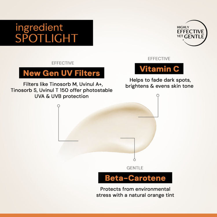 Deconstruct 5% Vitamin C Gel Sunscreen In Vivo Tested SPF 50 PA+++
(50g)