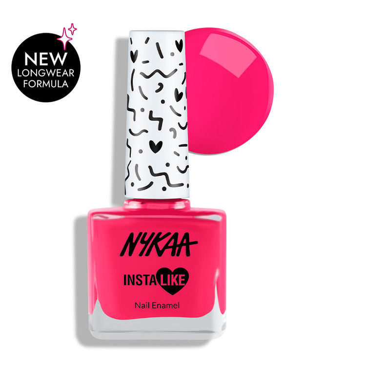 Nykaa InstaLike Long Lasting Nail Enamel - Pink Power 483
(9ml)