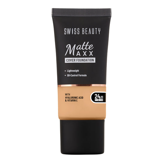Swiss Beauty Matte Maxx Cover Foundation (04 Medium Warm)