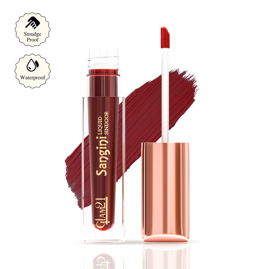 Glam21 Sangini Sindoor(02Maroon)