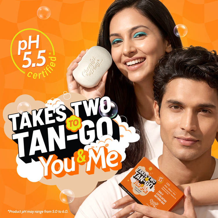 Chemist At Play’s Daily Exfoliating Bathing Bar Detans & Brightens Dull Skin - Pack of 1 (100g)