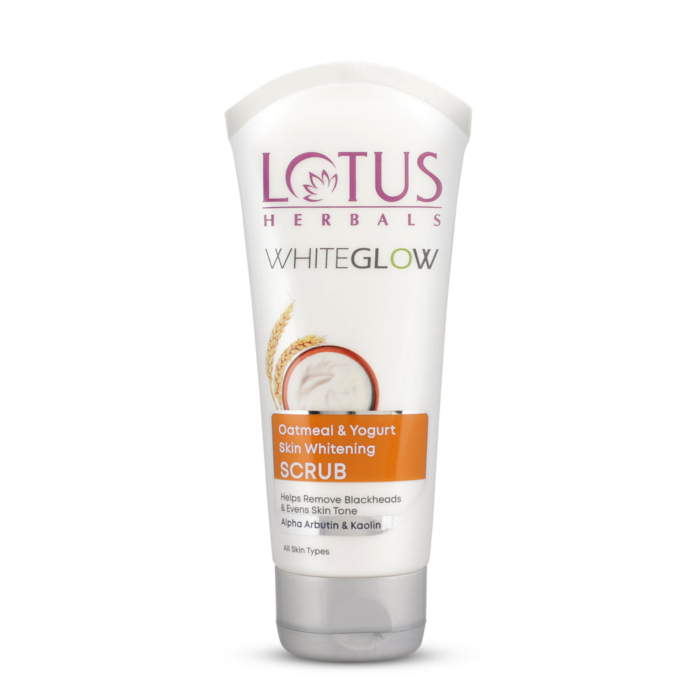Lotus Herbals WhiteGlow Skin Brightening Oatmeal & Yogurt Scrub 100g