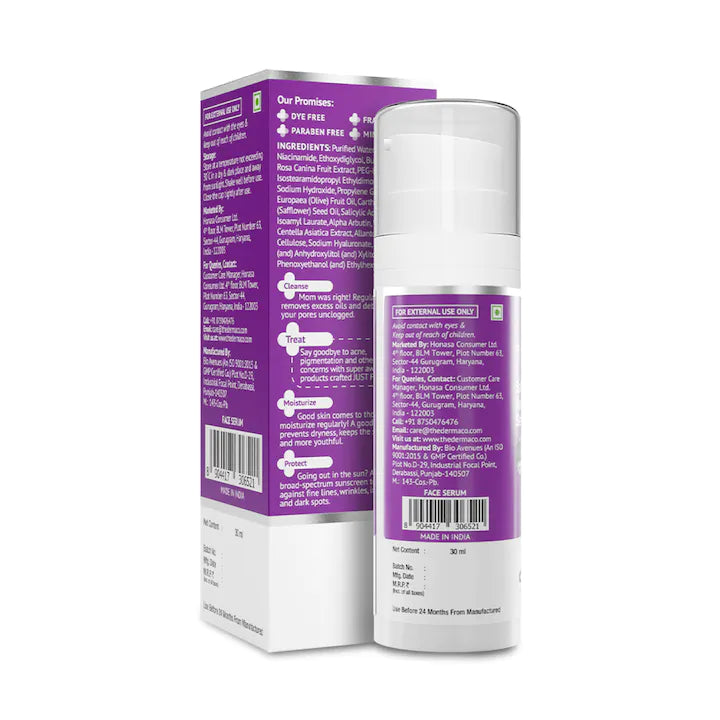 The Derma Co Sali-Cinamide Anti-Acne Serum with 2% Salicylic Acid & 5% Niacinamide - 30ml