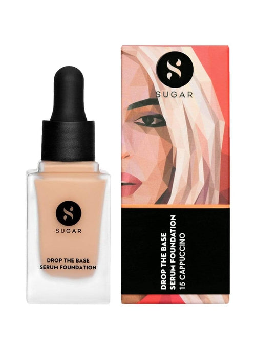 Sugar Drop The Base Serum Foundation | 15 Cappuccino (Light, Cool Undertone)